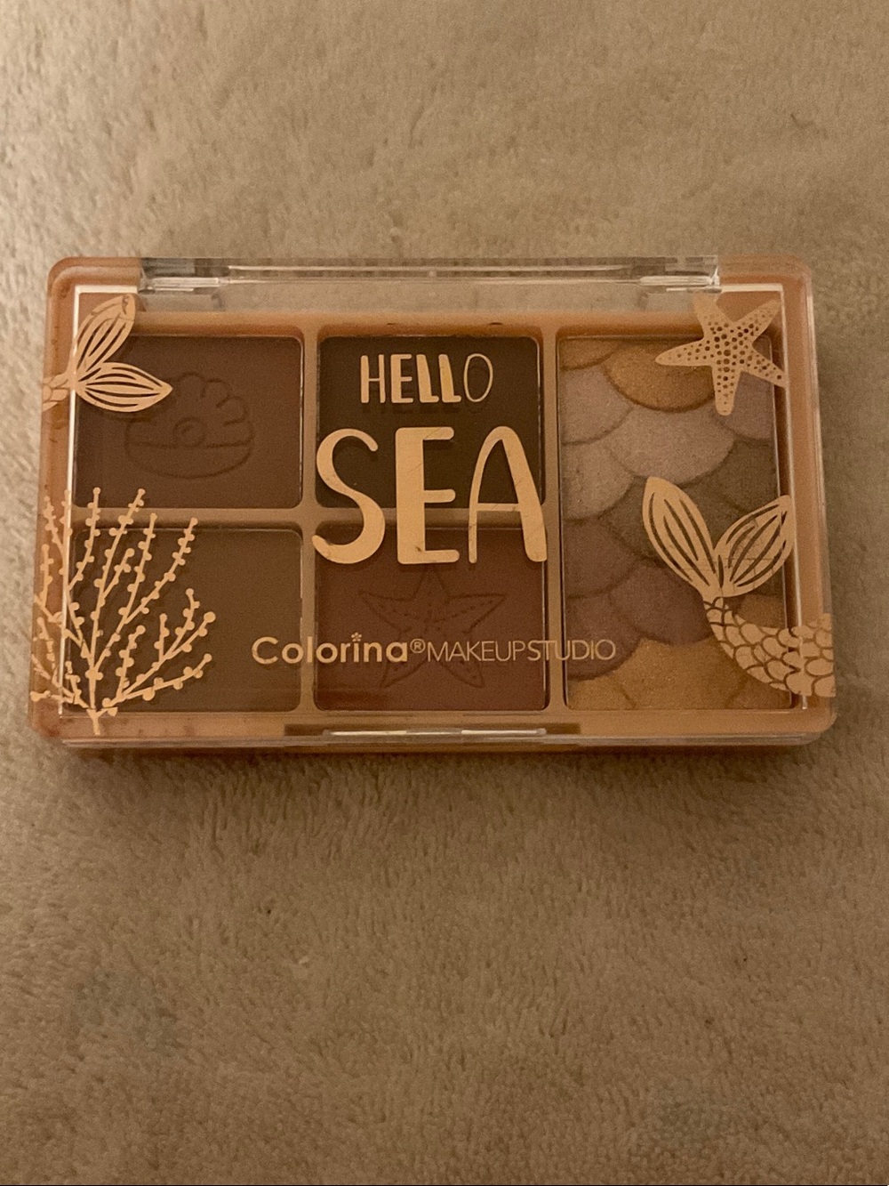 Hello Sea Eyeshadow Palette — Warm Brown & Neutral Shimmers